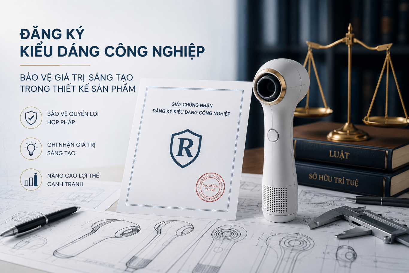 Đăng ký kiểu dáng công nghiệp – Bảo vệ giá trị sáng tạo trong thiết kế sản phẩm